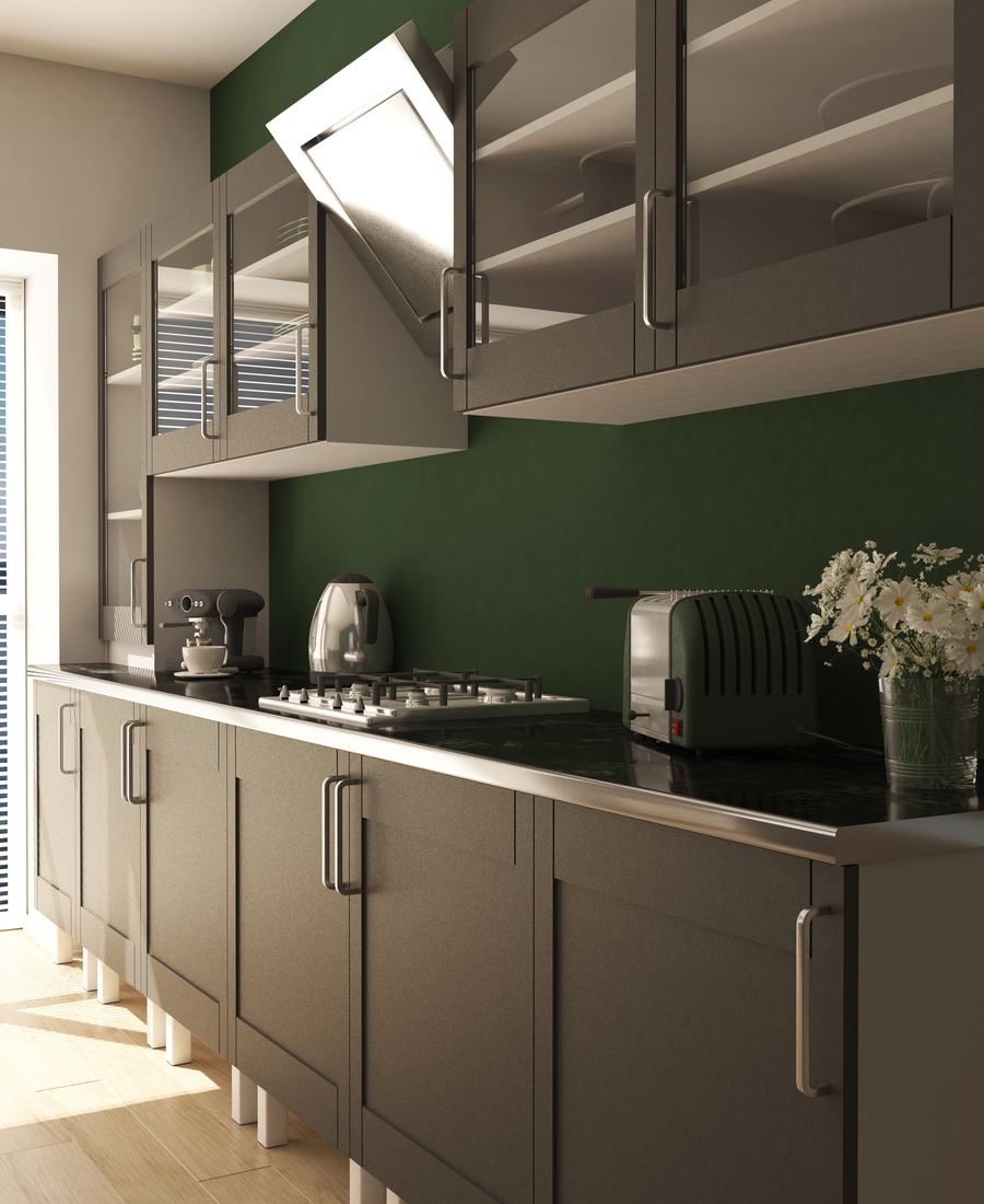 Newly remodelled kitchen